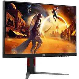 TFT 27" AOC Q27G4ZD, QD-OLED, 280Гц, 0,03мс, 2хHDMI, DP, USB-hub, HAS, Pivot, чорно-червоний - мініатюра 2
