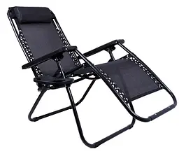 Крісло-шезлонг Hanert Lounge Black 2 шт. в комплекті - мініатюра 6