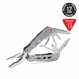 Мультитул Ganzo Multi Tool (G112), Сріблястий - мініатюра 2