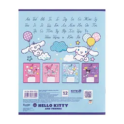 Зошит Kite Hello Kitty, 12 аркушів, коса лінія (HK26-235-2), в асортименті - мініатюра 6
