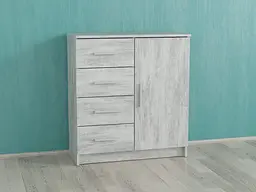 Комод Forte Johan 790x870x350 Бетон (id27-0000-93-beton) - мініатюра 1