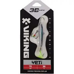 Балансир Viking Fishing Yeti Ice Jig 75mm 36.0g #14 Dark Mackerel - мініатюра 2