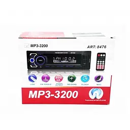 Автомагнітола UKC MP3-3200 1Din магнітола з пультом Bluetooth 4x50W - мініатюра 6