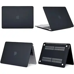 Пластикова накладка (верх та низ) HardShell Matte Case для Apple MacBook Air 13` A1932/A2179/A2337 (2018-2020) Black [148844] - мініатюра 5