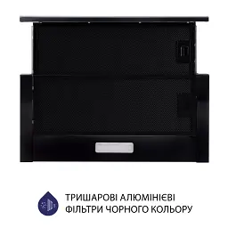 Витяжка телескопічна Minola HTLS 6634 BLF 1000 LED GLASS - мініатюра 3