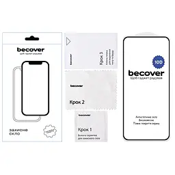 Скло захисне BeCover Motorola Moto G05 / E15 10D Black (713575) - мініатюра 3