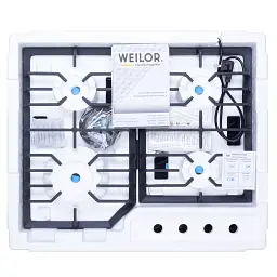 Поверхня газова на склі Weilor GG 624 BL - мініатюра 12