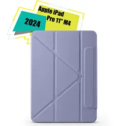 Чохол до планшета BeCover Ultra Slim Origami Magnetic Apple iPad Pro 11" M4 2024 Deep Purple (712963)