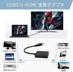 Адаптер USB 3.0 → HDMI 1080P для Windows 7/8/10 - мініатюра 4