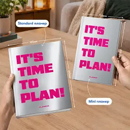 Мініпланер Orner "IT'S TIME TO PLAN mini" сріблястий - мініатюра 4