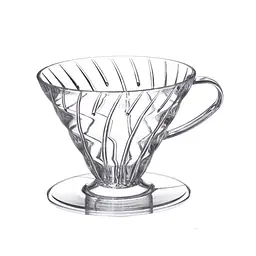 Пуровер пластиковий Hario V60 02, прозорий (VD-02T) - мініатюра 2