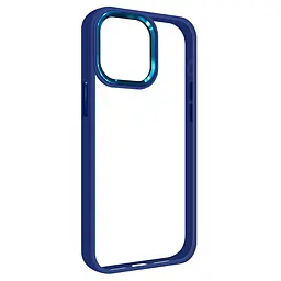 Чехол для Apple iPhone 15 Pro Max, UNIT2, синий, ударопрочный, прозрачный противоударный чехол-накладка из TPU и поликарбоната (PC), с защитными бортиками, защита всего корпуса от ударов и царапин, ArmorStandart (ARM69988)