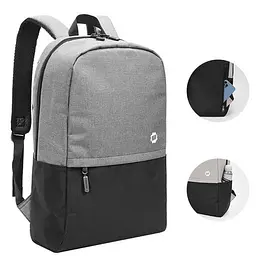 Рюкзак міський Tigernu T-B9325 18л 15.6" Gray (17184) - мініатюра 4