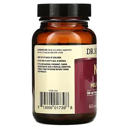 Амінокислота Dr. Mercola NAC with Milk Thistle, 60 капсул - мініатюра 3