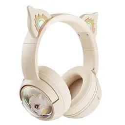 Навушники Onikuma Bluetooth B5 Off-білі - мініатюра 2
