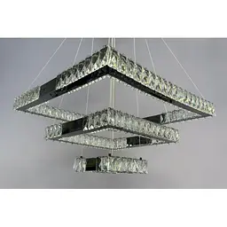 Люстра Linisoln 7965-60*40*20 BK метал, кришталь, LED, чорний, 100 Вт - мініатюра 2