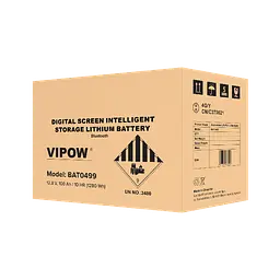 Аккумулятор Vipow LiFePO4 12,8В 100Ah (100А) BMS 1280Wh Bluetooth - мініатюра 3