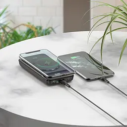 Портативна батарея Power Bank Hoco J76 Bobby magnetic fast charging 10000mAh White - мініатюра 2