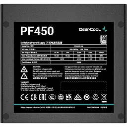 Блок живлення DeepCool PF450 450W [R-PF450D-HA0B-EU] [146259] - мініатюра 3