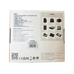 Док-станція для накопичувачів Maiwo 4*NVMe M.2 SSD Key M/B+M to USB4.0 USB-C 40Gbps (K3015P4) - мініатюра 9
