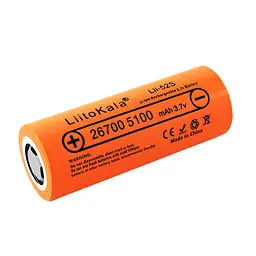 Акумулятор 26700 LiitoKala 5200mAh 20A Li-ion (Lii-52S)