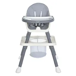 Дитячий стільчик для годування 2 в 1 M 6041 Gray - мініатюра 5