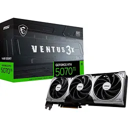 Відеокарта MSI GeForce RTX 5070 Ti 16G VENTUS 3X OC (G507T-16V3C) UA [129421]