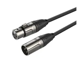 Микрофонный кабель балансный XLR Male — XLR Female Roxtone MMX-X600-L5 5м - мініатюра 1