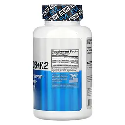 Вітамін D3 + K-2 Vitamin D3+K2 5000IU/90mcg 60 капсул Evlution Nutrition vit0006366 - мініатюра 2