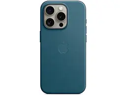 Чохол для смартфона Apple iPhone 15 Pro FineWoven Case with MagSafe Pacific Blue (MT4Q3)