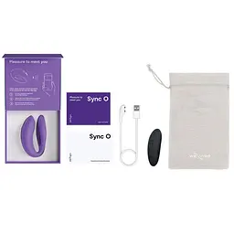 Смарт-вібратор для пар We-Vibe Sync O Light Purple, пульт ДК - мініатюра 8