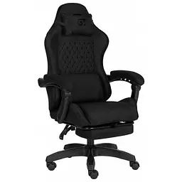 Крісло ігрове GT Racer X-2339 Black (X-2339 Fabric Black) - мініатюра 3