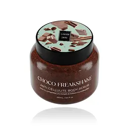 Скраб для тіла антицелюлітний LAVISH CARE BODY SCRUBS - CHOCO FREAKSHAKE шоколад з кавою, 250 мл - мініатюра 2