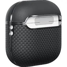 Чохол Pitaka Aramid Fiber Magnetic Case для Apple AirPods 4 Black/Gray (APM2404) [170965] - мініатюра 3