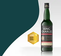 Віскі King Charles Blended Scotch Whisky 40% 0.7 л - мініатюра 2