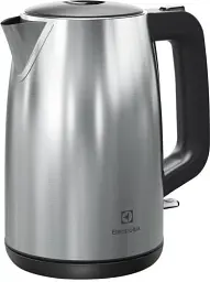 Електрочайник Electrolux E3K1-3ST, Grey, 1850W, 1.7 л, дисковий, нержавіюча сталь, захист від перегріву, індикатор рівня води