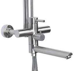 Душевая система универсальная Lidz Aria 1033, Nickel (k35) LDARI1033NKS46109 - мініатюра 2