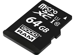 Карта пам'яті GOODRAM microSDXC class 10 UHS-I + SD Adapter 64 GB (M1AA-0640R12) - мініатюра 2
