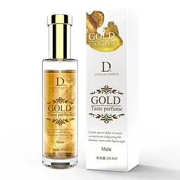 Інтимні парфуми для чоловіків "Gold Powder" з феромонами та золотим порошком 29,5 мл Золотий