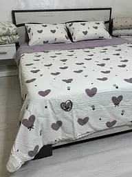 Постільна білизна євро з літньою ковдрою муслін Koloco Print 2 20877 200х230 см - мініатюра 8