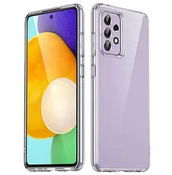 Чохол Silicone Case WS Samsung A52 / A52s (A525 / A528) Прозорий