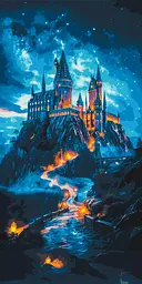 Картина за номерами Хогвартс 40x80 см Origami LW 5106