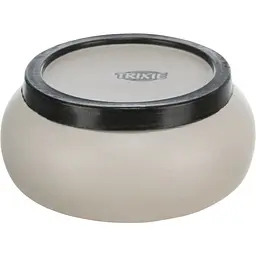 Миска для собак та котів Trixie керамічна з гумовою кромкою бежева Ø17 см 1 л TX-25108 - мініатюра 3