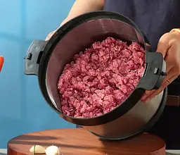 Універсальний подрібнювач 1000Вт кухонний блендер чоппер із металевою чашею 6л RAF R 7008 - мініатюра 5