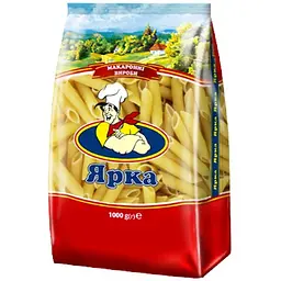 Макаронні вироби Ярка Перо рифлене 1 кг