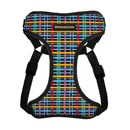 Шлея для собак Bronzedog Sport Клітинка S 16х14х2 см - мініатюра 2