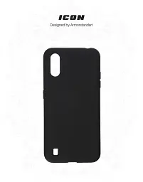 Чохол ArmorStandart ICON для Samsung A01 (A015) Black - мініатюра 3