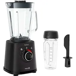 Міксер Tefal блендер стаціонарний Perfectmix+ 1200Вт чаша-2000мл ємність для смузі скло чорний