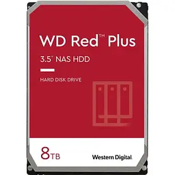 Жорсткий диск WD 8TB 3.5" 5640 256MB SATA Red Plus NAS