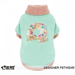 Толстовка для собак "Donut Bites sweater" м'ятний L Is Pet zoo0005762